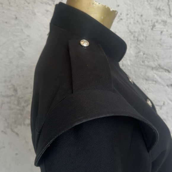 AUTHENTIC VINTAGE MARCHING BAND / DRUM UNIFORM SHIRT SIZE L, BLACK - Picture 7 of 14